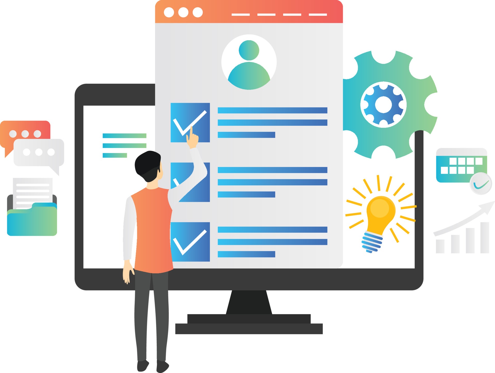 Vecteezy Isometric Style Illustration Of Checking Valid Data 6230322